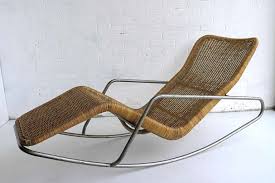 Rare Dirk Van Sliedrecht Rattan Rocking Chair 1960s Rattan Rocking Chair Metal Rocking Chair Rocking Chair
