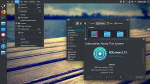 Relative to a histogram, kde can produce a plot that is less cluttered and more interpretable, especially when drawing multiple distributions. Kde Plasma Desktop Vertical Panel Global Menu