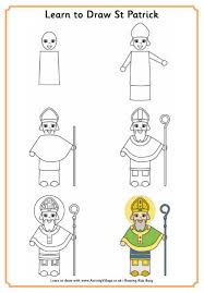 Learn To Draw Saint Patrick St Patricks Day Pictures Learn To Draw St Patrick