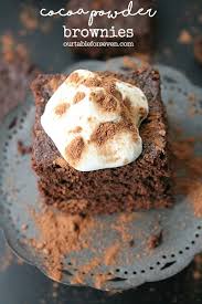 Baking powder, honey, oat flour, unsweetened applesauce, cocoa powder and 8 more chocolate pound cake yummly vanilla extract, sour cream, unsalted butter, large eggs, baking powder and 6 more red velvet cupcakes yummly Cocoa Powder Brownies Table For Seven Food For You The Family