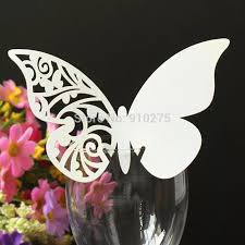 Finish the butterfly by cutting two small segments of pipe cleaner and gluing them to the top of the. Wholesale 300pcs Laser Cutting Simple Butterfly Vine Design Wine Place Cards Table Name Number Cards Free Shipping Laser Cut Laser Cut Designcard Design Aliexpress