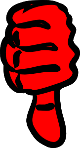 Vector Clip Art Online Royalty Free Public Domain Thumbs Down Healthy Party Ware