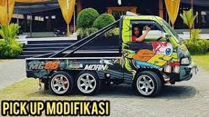 Seringkali langkah modifikasi ini dilakukan ketika sudah mengganti velg standar dengan velg aftermarket atau velg dari mobil lain yang diameternya lebih besar. Kumpulan Video Mobil Pick Up Modifikasi Terbaru Dan Terkeren 2019 Youtube