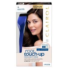Conceal roots with a cover up spray. Clairol Root Touch Up Permanent Hair Color 4 Dark Brown 1 Kit Target