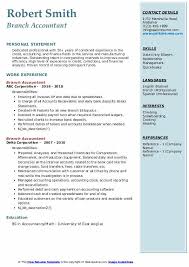 Ensuring the accuracy of financial documents, as well as their compliance with relevant laws and regulations preparing and maintaining important financial reports Branch Accountant Resume Samples Qwikresume