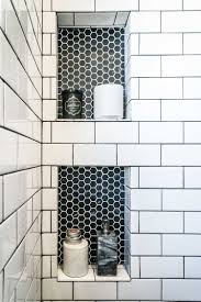Black And White Shower Tile Form Meets Function In An Impressive Bathroom Renovation Rue Bathroom Tile Designs Bathrooms Remodel Bathroom Makeover