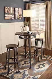 Claridge 36 inch counter height pub table, rustic brown. Challiman Dining Bar Height Table Ashley Furniture Homestore