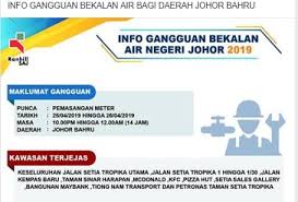 Gangguan bekalan air selangor dan kuala lumpur 2020 ialah krisis bekalan air yang berlaku pada 3 september 2020, berpunca daripada pencemaran bau daripada kilang haram yang menyebabkan lebih daripada 1 juta penduduk di selangor dan kuala lumpur terjejas. Facebook