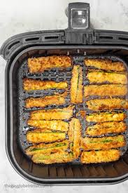 If you would rather freeze it already breaded, see this page. Air Fryer Zucchini Fries Crispy Easy Fun The Gay Globetrotter