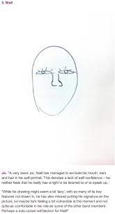 Nialls Drawing And A Psychologists Analogy Of It I Think You Get The Point One Direction I Love Him Niall Horan Facts
