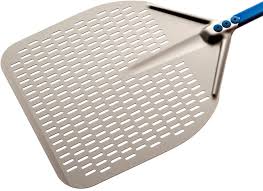 The replica is machined from solid stainless steel shaft stock. 13 Inch Rectangular Perforated Pizza Peel 23 Inch Handle Home Kitchen Pizza Pans