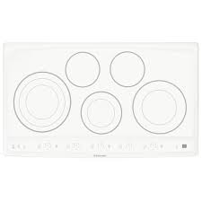 Electrolux 36 Cooktop Ew36cc55g A White Induction Hob Don T Necessarily Like The Circles Bathroom Farmhouse Style Electrolux Small Bathroom Sinks