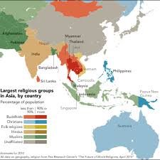 10 Rare World Religions Map 2019