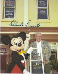 ORLANDO FERRANTE Signed 8.5 x 11 Photo Signed REPRINT Imagineer DISNEY  Legend