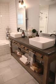 Rustic Bathroom Vanity Is One Of The Most Popular Bathroom Vanity Style Nowadays It Basement Bathroom Remodeling Bathroom Vanity Remodel Bathroom Remodel Cost