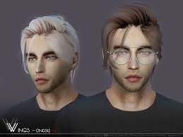 The Sims Resource Wings On0512 Hair Sims 4 Hairs Sims 4 Hair Male Sims Hair Sims 4