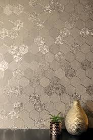 Vinyl Tapete Grafisch Sechseck Gold Glanzend 294701 Wohnzimmer Tapeten Ideen Tapeten Wohnzimmer Tapeten