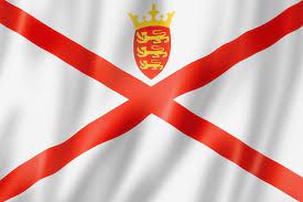 Флаг острова джерси, великобритания | Премиум Фото