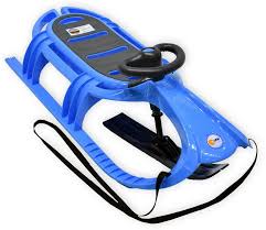 Damit können kinder bereits dann. Khw Schlitten Tiger De Luxe Iceblue Praktisches Lenkrad Online Kaufen Otto