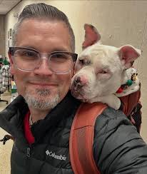 Cole The Deaf Dog and Christopher Hannah