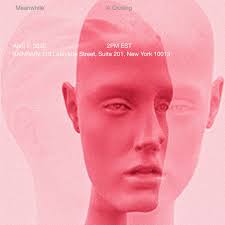 𝘔𝘦𝘢𝘯𝘸𝘩𝘪𝘭𝘦, a closing Saturday, April 5, 2025 2pm at RAINRAIN Join  us at for a program