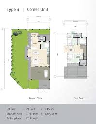 Rumah teres 2 tingkat terutamanya lot reka bina dan hartanah. Perkongsian Terbaik Pelbagai Cetusan Idea Pelan Lantai Rumah Corner Lot Deko Rumah