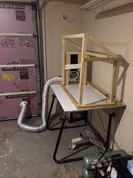 Garage Airbrush Paint Booth Exhaust Fan Flex House Adapter Diy Paint Booth Air Brush Painting Airbrush Spray Booth