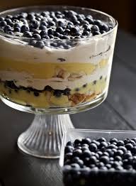 Blueberry And Vanilla Pudding Trifle Bellarosabakingco Recipe Blueberry Pudding Vanilla Pudding Desserts Trifle Pudding