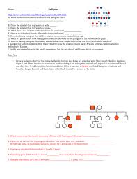 Pedigree Webquest