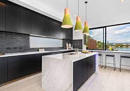 51 Wonderful Kitchen Waterfall Edge Countertops Luxury Home Remodeling Sebring Design Build