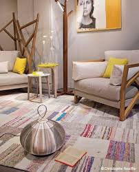 Vision Deco By Sofia Chez Roche Bobois Deco Tapis Patchwork Meubles En Osier En Plein Air