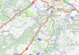 Mníšek pod brdy 600 252 10 mníšek pod brdy. Mapa Michelin Mnisek Pod Brdy Plan Mnisek Pod Brdy Viamichelin