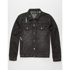 Elwood Truck Stop Mens Denim Jacket 50 Liked On Polyvore Featuring Men S Fashion Men S Clothing Men S Outerwe Denim Jacket Men Mens Outfits Mens Jackets