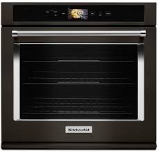 Cuisinart toaster ovens hamilton beach toaster ovens oster toaster ovens toaster ovens these are the top products in toaster ovens that people are shopping for right now. Kitchenaid 30 Black Stainless Steel With Printshield Finish Smart Electric Built In Single Oven Kose900hbs Superior Maytag Home Appliance Center