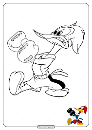 Download and print for free. Free Printable Woody Woodpecker Coloring Pages 06