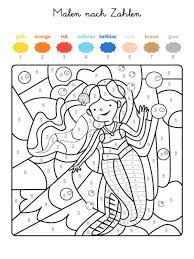 Die motive sind schwieriger und erlauben den kleinsten mehr zeit zu widmen. Ausmalbilder Einhorn Malen Nach Zahlen Coloring And Drawing