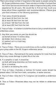 The first image of smoky was of him holding a bucket and pouring water over a campfire. The Leave No Trace Quiz Download Table