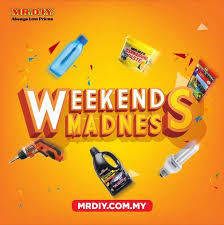 Mr.diy is proudly a home grown enterprise with more than 1,000 stores throughout apac. 2 Nov 2020 Onward Mr Diy Online Weekend Madness Promotion Everydayonsales Com