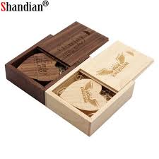 Gunstige Shandian Logo Angepasst Holz Herz Usb Box Usb Stick Stick 64 Gb 32 Gb 16 Gb 8 Gb U Disk Fotografie Hochzeit Gesche Usb Wooden Hearts Usb Flash Drive