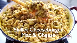 Mac and cheese is such a solid staple. Cheeseburger Mac And Cheese Recipe 30 Min Skillet Best Recipe Box