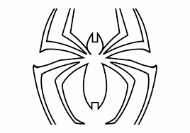 Free spiderman 3 coloring page online. Spiderman Chest Logo Png Spiderman Logo Coloring Pages Transparent Png Download 406896 Vippng
