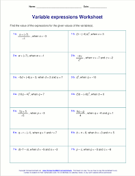 Evaluate Expressions Worksheet Gif 800 1036 Evaluating Expressions Algebraic Expressions Math Expressions