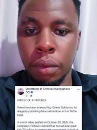 Ray Otieno Odhiambo Arrested