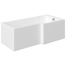 Maybe you would like to learn more about one of these? Wickes Veroli L Shaped Reinforced Right Hand Shower Bath 1700 X 850mm Wickes Co Uk
