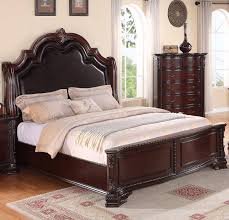 Buy in monthly payments with affirm on orders over $50. Buy Crown Mark B1100 Sheffield King Panel Bedroom Set 5 Pcs In Dark Brown Faux Leather Online