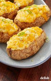 Twice Baked Potatoes Are Twice The Fun Recipe Air Fryer Recipes Easy Baked Potato Recipes Recipes