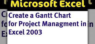 How To Making A Gantt Chart With Excel Microsoft Office