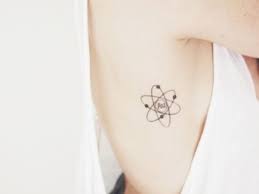 With the progress of human understanding, atom has gradually changed from an abstract concept to a scientific theory. Science Atom Tattoo Tattoos Science Tattoos Atom Tattoo