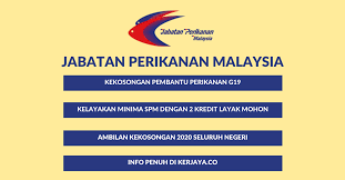 Jabatan perikanan malaysia (dof) mengucapkan tahniah dan syabas kepada ybhg. Jawatan Kosong Jabatan Perikanan Malaysia Kerja Kosong Kerajaan