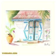 Resultat De Recherche D Images Pour Tableaux Cases Creoles Case Creole Maison Creole Dessin